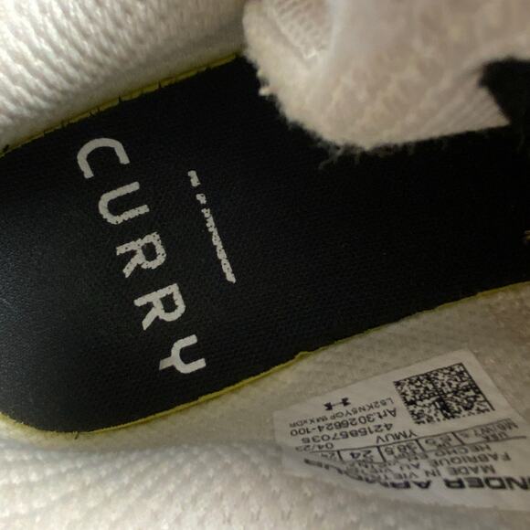 Under Armour Curry Flow 10 White/Black - Picture 7 of 9